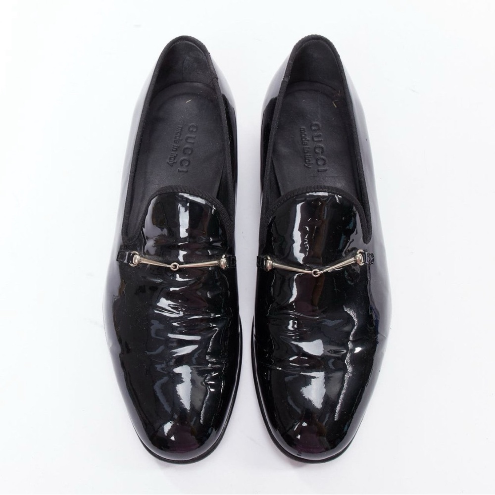 GUCCI Horsebit Loafer in Patent Leather